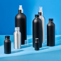 Aluminiowe butelki z zakrętką z pompką lub nakrętkami