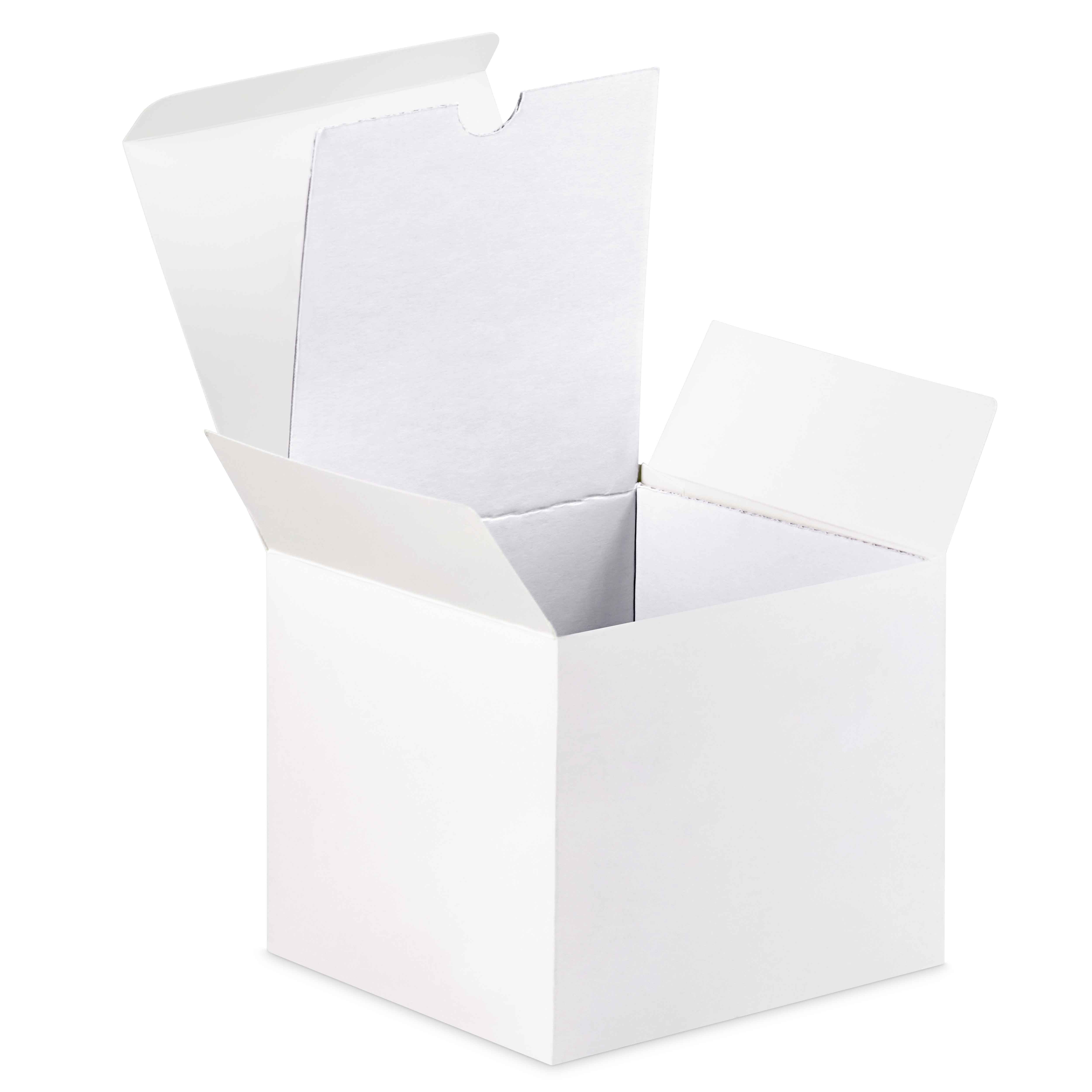 CB868673W: Large white gift box for candle tins