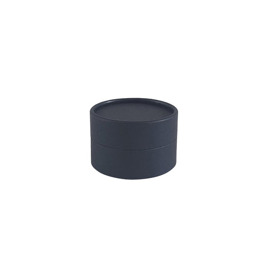 Cardboard Jars with Water Resistant Liner in Black, White and Brown Kraft C863042B - Tinware Direct