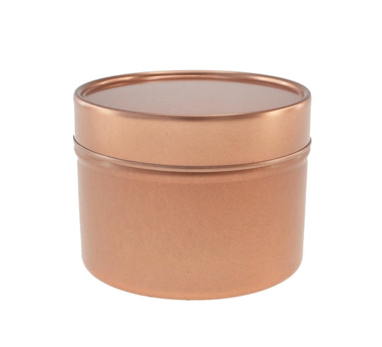 Round Seamless Solid Slip Lid Tins T0766 - Tinware Direct